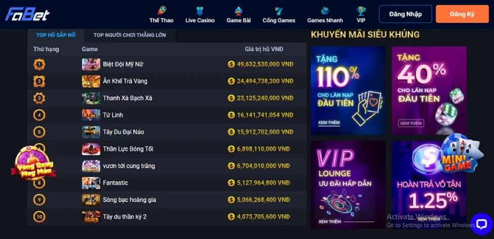 Chương trình VIP UK88 App